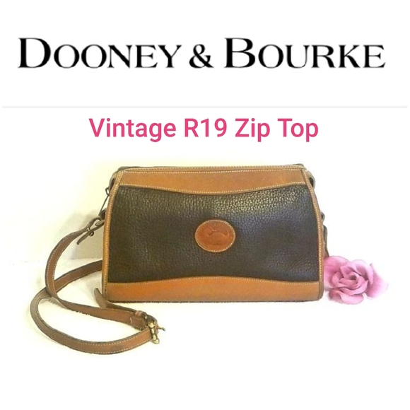 Dooney & Bourke Vintage Zip Top R19 Shoulder Bag - Picture 1 of 8